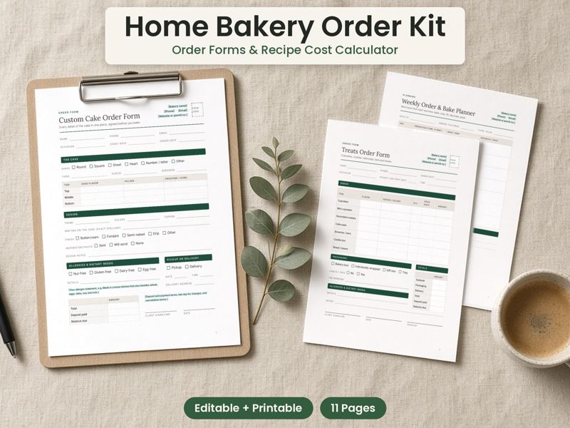 Home Bakery Order Kit cover