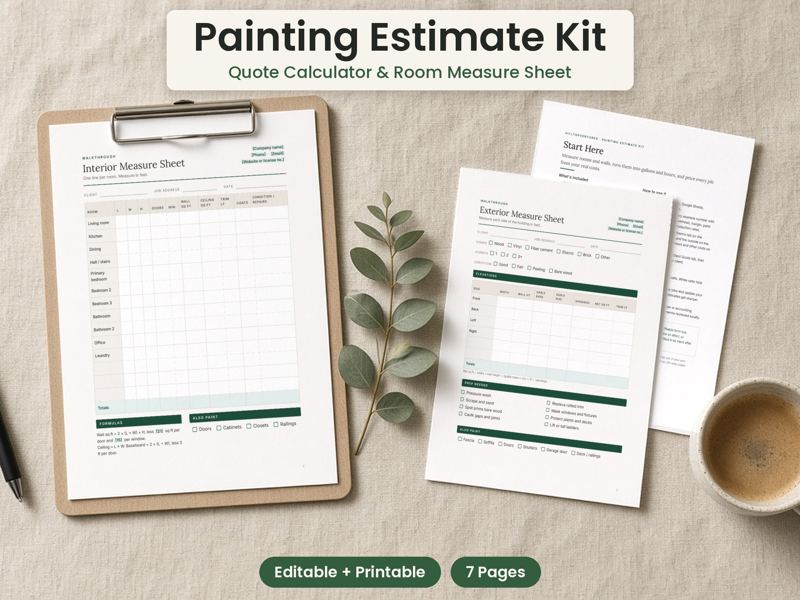 Painting Estimate Template cover