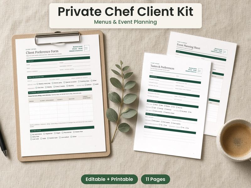 Private Chef Client Kit cover